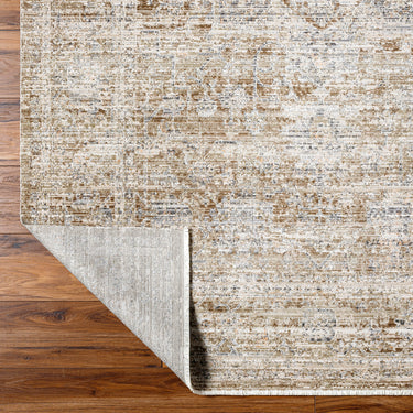 Margaret Becki Owens Traditional Washable Brown Rug
