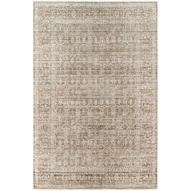 Margaret Becki Owens Traditional Washable Green Rug