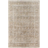 Margaret Becki Owens Traditional Washable Vintage Oriental Green, Taupe & Charcoal Rug - Large Plus 160x240 cm (5'3'' x 7'10'')