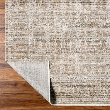 Margaret Becki Owens Traditional Washable Green Rug