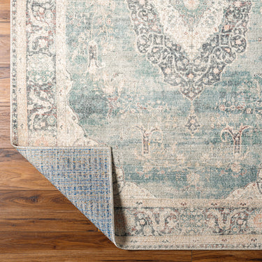 Marlene Becki Owens Vintage Traditional Vintage Boho Blue Rug