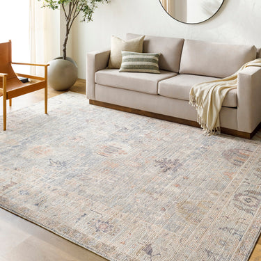Marlene Becki Owens Vintage Traditional Vintage Boho Grey Rug
