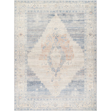 Luca Becki Owens Vintage Traditional Vintage Boho Blue Rug