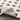 Beni Shaggy Modern Cream & Black Rug