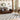 Beni Shaggy Modern Cream & Black Rug