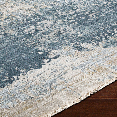 Brunswick Abstract Modern Blue & Blue Beige Grey Rug