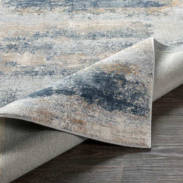 Brunswick Abstract Modern Blue & Blue Beige Grey Rug