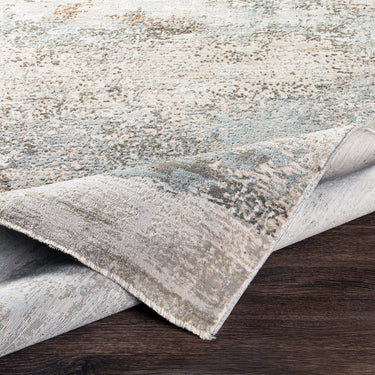 Brunswick Abstract Modern Beige & Beige Grey Blue Rug - Design BWK2305