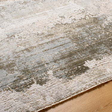Brunswick Abstract Modern Beige & Beige Grey Blue Rug - Design BWK2305