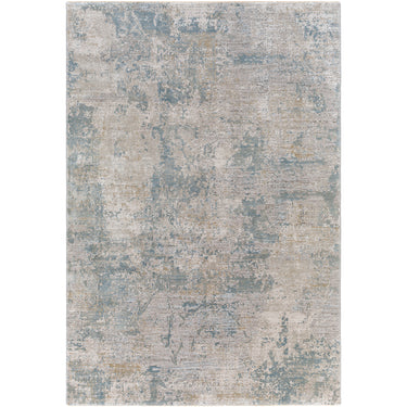 Brunswick Abstract Modern Blue & Blue Grey Beige Rug - Large Plus 152x225 cm (5' x 7'5'')