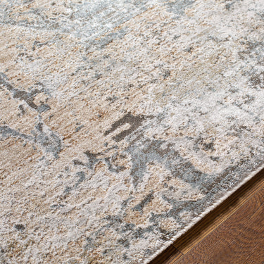 Brunswick Abstract Modern Beige & Beige Grey Blue Rug - Design BWK2308