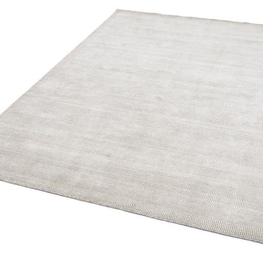 Asiatic London Darcy Silver Striped Luxury By Katherine Carnaby Hand-Woven Wool Viscose Geometric Rug