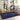 Origins Chicago Indigo Blue Handmade Shaggy Textured Hallway Runner Rug - Large 140x200 cm (4'8"x6'7")