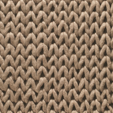 Fusion Luxury Soft Hand Woven Braided Wool Rug in Oyster