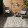 By Cozumel CZM04 Diamond 3D Cream Grey Hand-Carved Polypropylene Abstract Geometric Rug - Medium 122x183 cm (4'x6')
