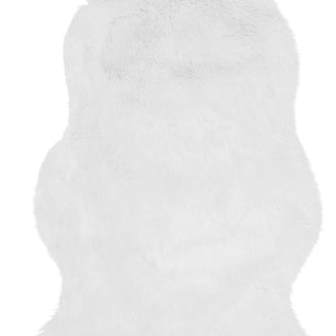 Auckland Luxury Faux Fur Sheepskin Soft Cosy Shaggy Rug Mat in Pink, Silver White