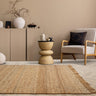 Grove Plain Flatweave Hand Woven Jute Rug in Natural Beige - Medium 120x170 cm (4'x5'6")