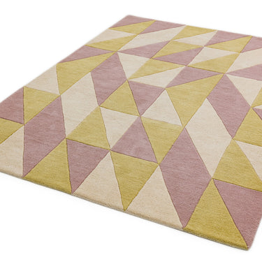 Reef Flag RF06 Geometric Pattern Hand Tufted Rug in Pink