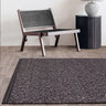 Elm Charcoal Rug Chunky Boucle Modern Plain Hand Woven Braided Stitched Wool Viscose Rug - Medium 120x170 cm (4'x5'6")