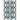 Matrix Hexagon MAX65 Tufted Blue White Wool Geometric Textured Rug