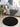 My Mat Black Washable Non-Slip Polypropylene Shaggy Rug - Round 100x100 cm (3'4"x3'4")