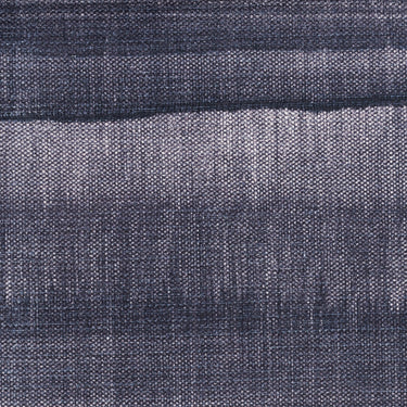 Calvin LDR01 CK031 Launder Ivory Black Washable Cotton Abstract Flatweave Rug