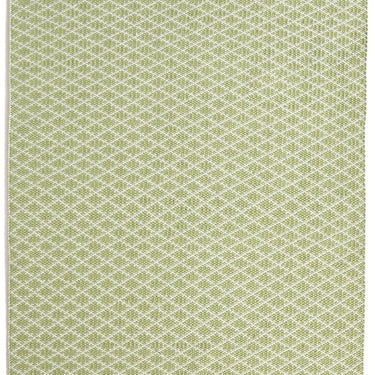 Hug Trellis Green Indoor Outdoor Washable Wool Textured Rug 160x230 cm