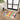City CIT2339 Scandi Painted Stripes Orange Multicolour Washable Jute Polypropylene Abstract Rug - X- Small 60x90 cm (2'x4')