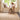 Origins Jute Bordered Design Circle, Hallway Runner Rug in Grey