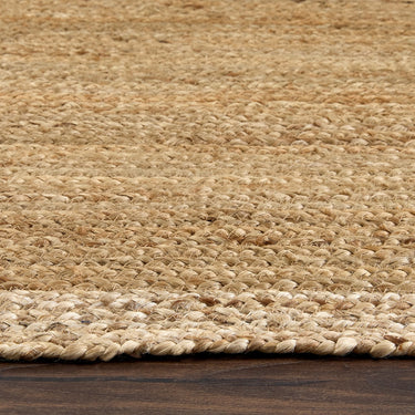 Origins Braid Stitched Natural White Indoor Outdoor Handmade Jute Braided Rug