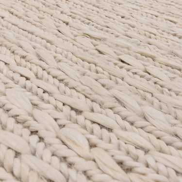 Oakley Blonde Hand Woven Rug Natural Braided Jute Modern Plain Cream Rug