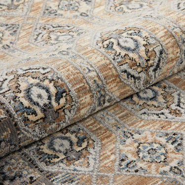 Consept Looms Legacy LEG02 Medallion Classic Slate Beige Cotton Persian Oriental Traditional Rug