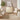 Nourison Alessia ALE01 Beige Hand-Carved Wool Geometric Textured Rug