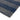 Ives Hand Woven Chenille Flatweave Natural Waves Heringbone Rug in Navy Blue