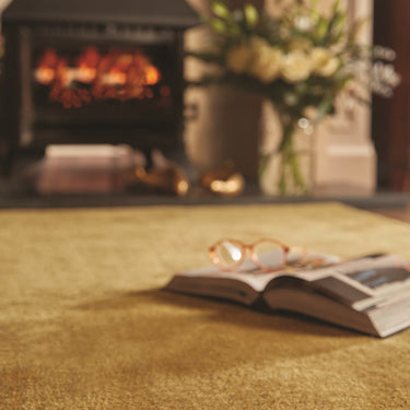 Guru Cumin Mustard Extra Wool Viscose Modern Rug 200x300 cm