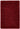 Chicago Shaggy Modern Plain Rug Hallway Runner Circle in Red