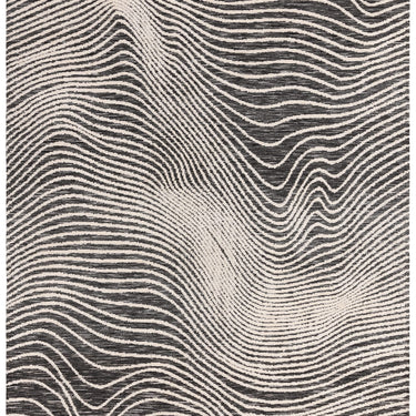 Asiatic London Mason Magnitude Swirls Black Traditional Abstract Modern Rug