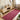 Origins Fine Stripes Hand Loom Woven Wool Rug Halway in Purple / Pink - Runner 67x200 cm (2'2"x6'7")