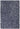 Coral 3D Effect Blue Handmade Wool Viscose Abstract Rug