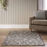 My Sculptured Patterened Rain Drop Mink Washable Non-Slip Polypropylene Rug - 100x150cm (3'3''x5')