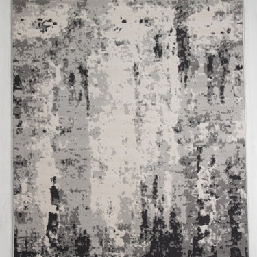 Ultimate Rug Balletto 10R4 Living Bedroom Grey Polypropylene Abstract Modern Rug
