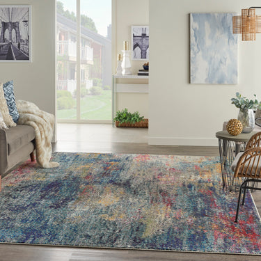 Celestial CES16 Modern Abstract Pictorial Multicolour Rug by Nourison