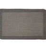 My Stain Resistant Durable Silver Stripe Washable Non-Slip Polypropylene Striped Doormat - 50x80cm (1'8"x2'7")