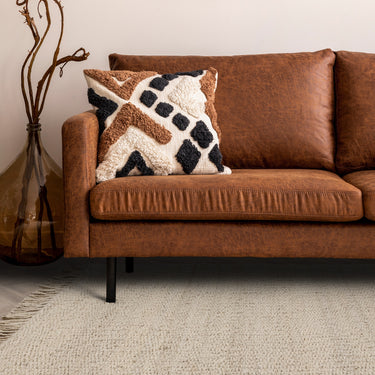 Grove Plain Flatweave Hand Woven Jute Rug in Sand Beige