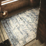 Origins Persia Silky Art Midnight Oyster Hand-Loomed Viscose Traditional Vintage Rug - Small 80x150 cm (2'6"x5')