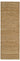 Jute Soumak Hand Woven Flatweave Modern Plain Rug in Natural - Runner 66x200 cm (2'1"x6'6")