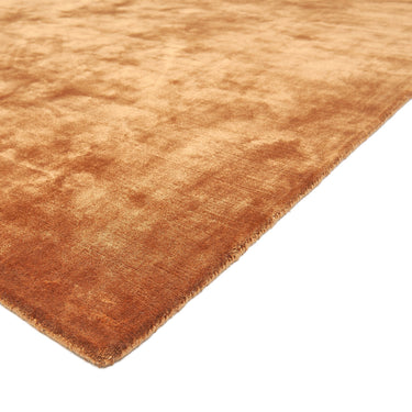 Katherine Carnaby Chrome Hand Made Rug Modern Plain Viscose Silky Shiny Luxurious Copper Rug 170 x 240 cm