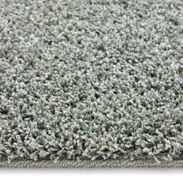 My Mat My Fleck Green Washable Non-Slip Polypropylene Shaggy Rug