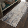 Nourison Rustic Textures RUS01 Grey Beige Jute Polypropylene Abstract Textured Hallway Runner Rug 66x236 cm