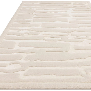 Asiatic London Valley Path Elegance Ivory Geometric Textured Scandi Rug 120x170 cm